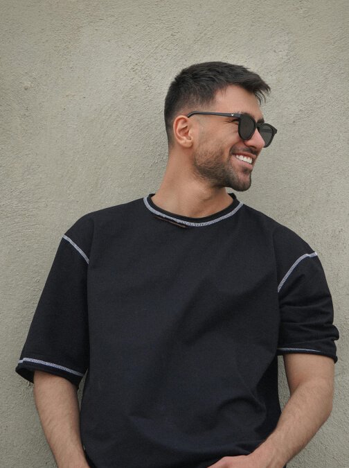 Happy affiliate marketer